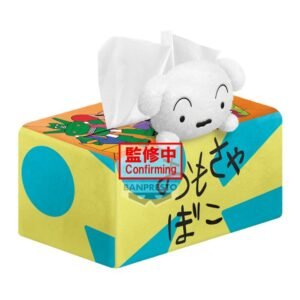 [PREORDER] CRAYON SHINCHAN PLUSH TISSUE BOX COVER~SHIRO AND TOY BOX~