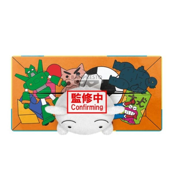 [PREORDER] CRAYON SHINCHAN PLUSH TISSUE BOX COVER~SHIRO AND TOY BOX~