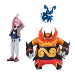 [PREORDER] POKÉMON SCALE WORLD LUMIOSE CITY URBAIN & EMBOAR & MEOWSTIC (MALE)