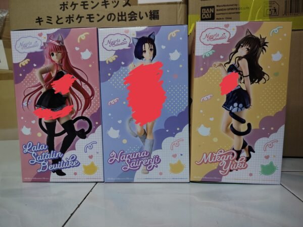Banpresto To Love-Ru Darkness Nyarls Collection Lala Satalin Deviluke/ Haruna Sairenji/ Mikan Yuki Figure