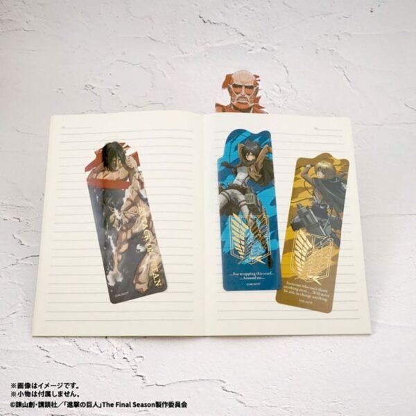 [F-toys confect] Attack on Titan Clear Bookmark (Random)