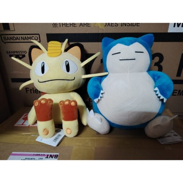 Banpresto Pokemon Big Plush Meowth/ Snorlax