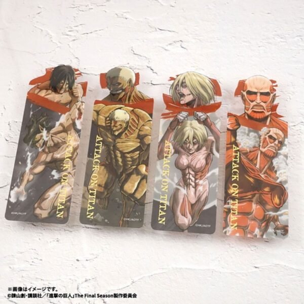 [F-toys confect] Attack on Titan Clear Bookmark (Random)