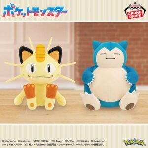 Banpresto Pokemon Big Plush Meowth/ Snorlax