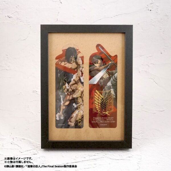 [F-toys confect] Attack on Titan Clear Bookmark (Random)