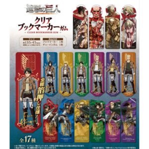 [F-toys confect] Attack on Titan Clear Bookmark (Random)